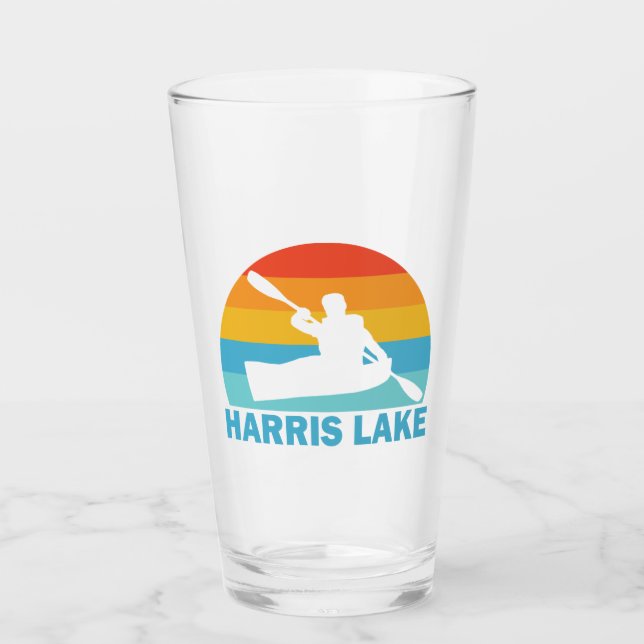 Harris Lake North Carolina Kayak Glass (Front)