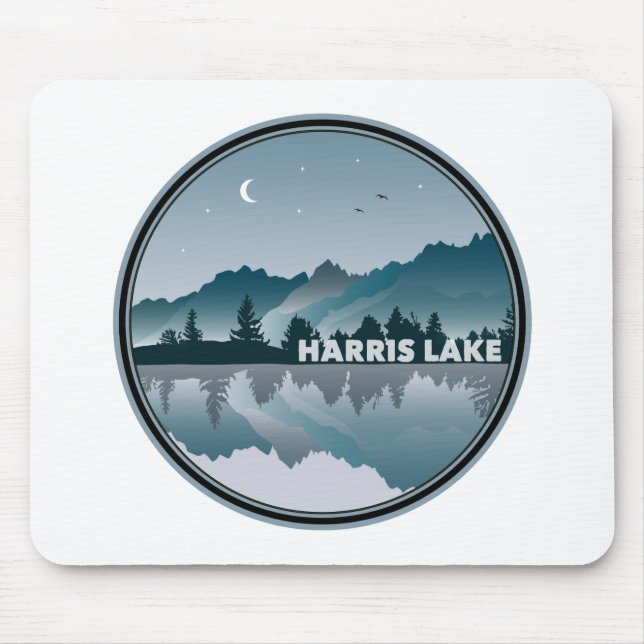 Harris Lake North Carolina Reflection Mouse Mat (Front)