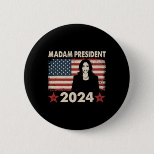 Harris Let's Finish The Job Womens Power Kamala 6 Cm Round Badge
