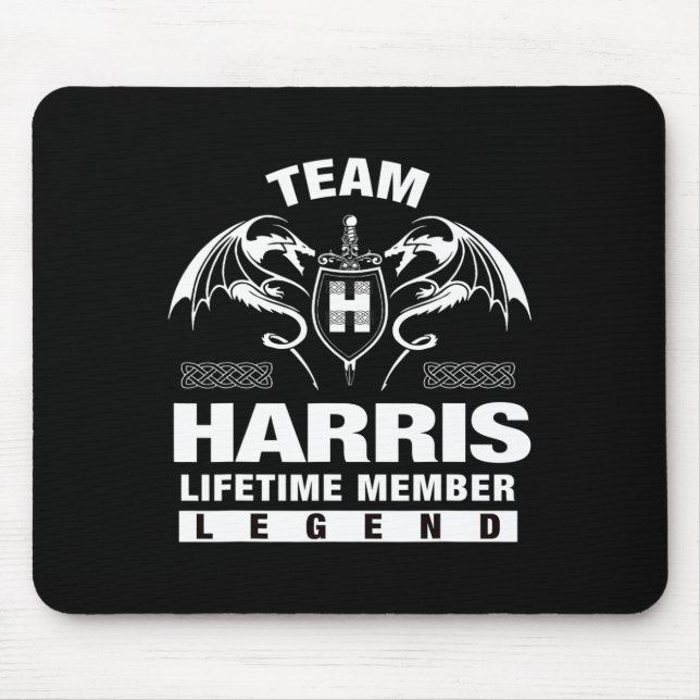 Harris Lifetime Member Gifts  Mouse Mat (Front)