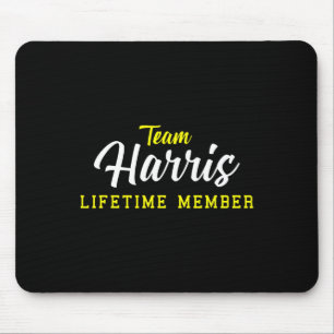Harris Lifetime Member Surname Birthday Wedding Na Mouse Mat