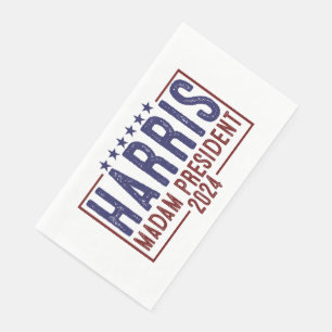 Harris Madam President 2024 Napkin