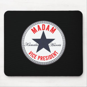 Harris - Madam Vice President Political Star Logo  Mouse Mat