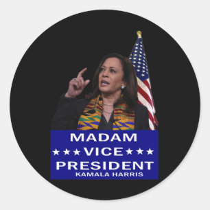Harris Mvp Madam Vice President Biden Harris 2020 Classic Round Sticker