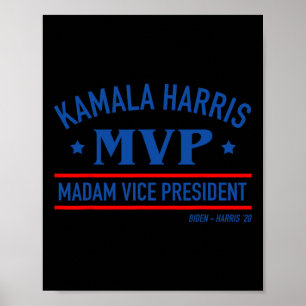 Harris Mvp Madam Vice President Biden Harris 2020  Poster