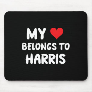 Harris - My Heart Belongs To Harris - Love Mouse Mat