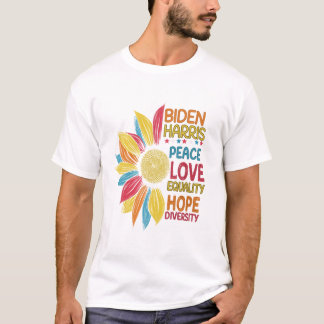 Harris Peace Love Equality T-Shirt