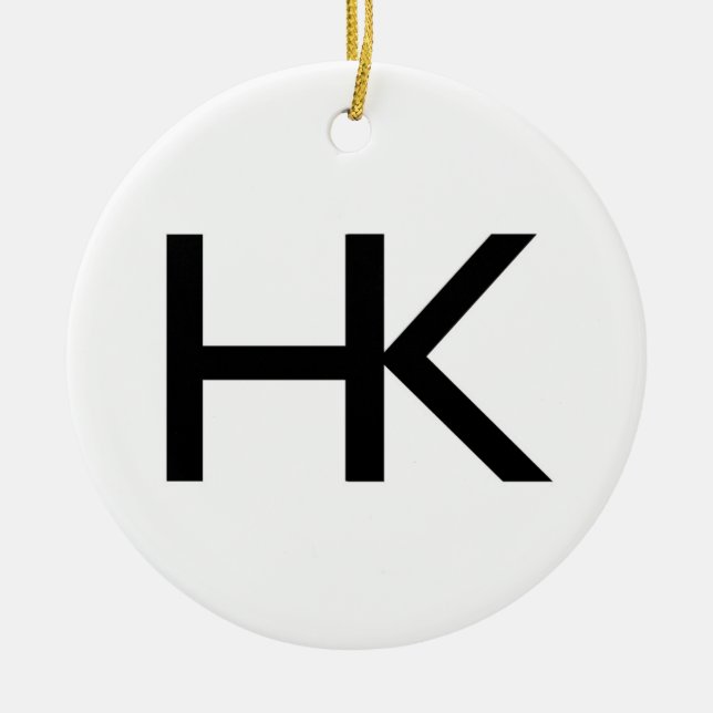 Harris Ranch Brand Ornament (Front)