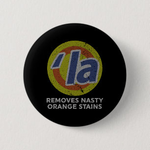 Harris Removes Nasty Orange Stains Vintage Retro 6 Cm Round Badge