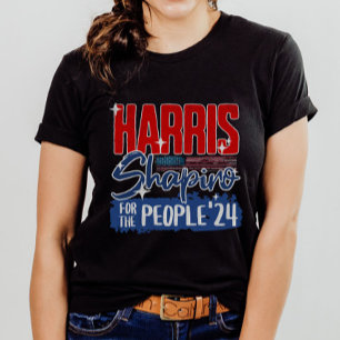 Harris Shapiro 2024 For the People US Flag T-Shirt