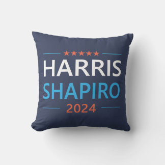 Harris Shapiro 2024 Kamala Harris Democrat Cushion