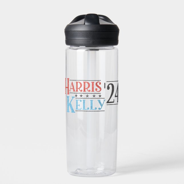 Harris Shapiro 2024 Make America Kind Again Water Bottle (Front)