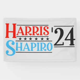 Harris Shapiro 2024 Retro Campaign Banner