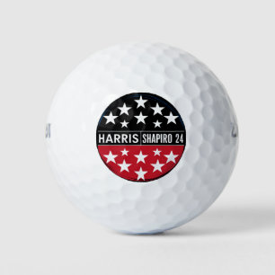 Harris-Shapiro 2024 Vintage President  Kamala Golf Balls