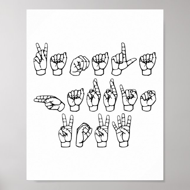 Harris Sign Language  (Front)