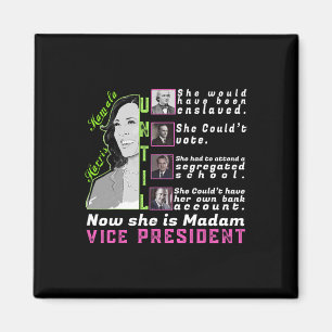 Harris T Shirt - Kamala Harris Vp - Black History Magnet