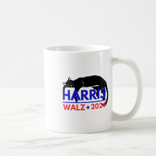 Harris Tim Waltz Harris Waltz 2024 Harris Cat Coffee Mug