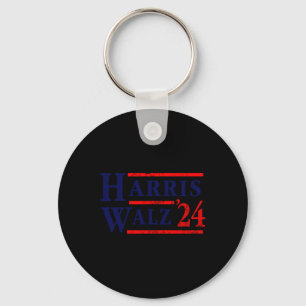 Harris Tim Walz 2024 Election Democrat Party Key Ring