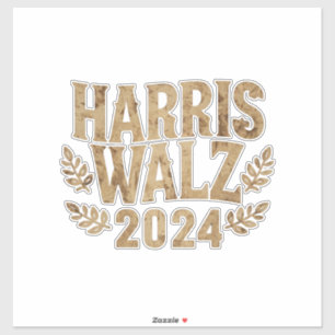 Harris Tim Walz Crest Vintage Harris Waltz 2024 