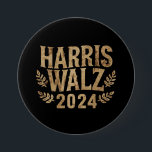 Harris Tim Walz Crest Vintage Harris Waltz 2024  7.5 Cm Round Badge<br><div class="desc">Harris Tim Walz Crest Vintage Harris Waltz 2024</div>