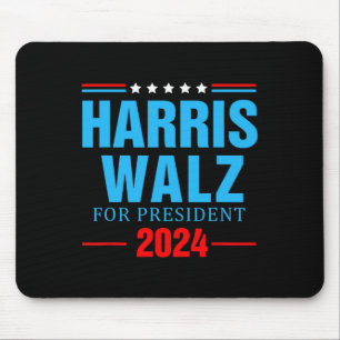 Harris Tim WAlzheimer For President 2024 Mouse Mat