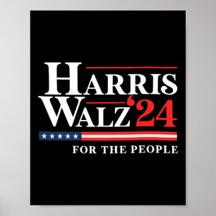 Harris Tim WAlzheimer Waltz For The People 2024  Poster
