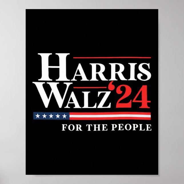 Harris Tim WAlzheimer Waltz For The People 2024  Poster (Front)