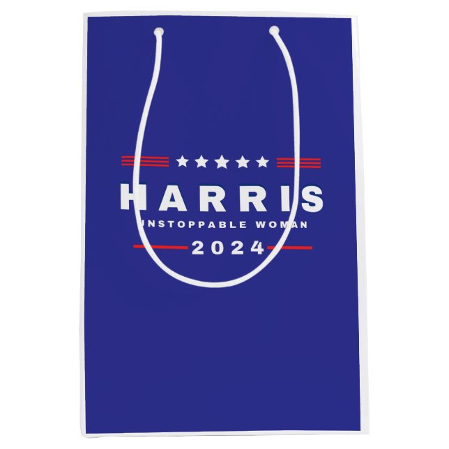 Harris Unstoppable Women | Election 2024 Medium Gift Bag (Front)