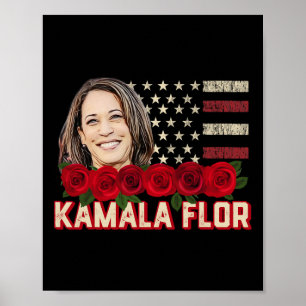 Harris Vintage Flor Feminine First Female Presiden Poster