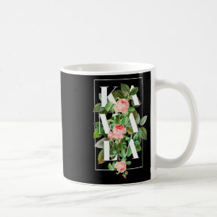Harris Vintage Floral Feminine First Female Presid Coffee Mug