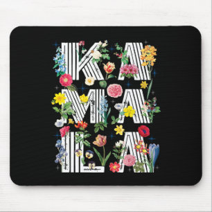 Harris Vintage Floral Feminine First Female Presid Mouse Mat