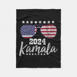 Harris Vp Madam Vice President 2024 Vice President Fleece Blanket