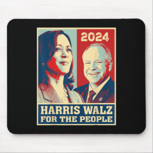 Harris W 2024 For The People Democrats Vote Kamala Mouse Mat