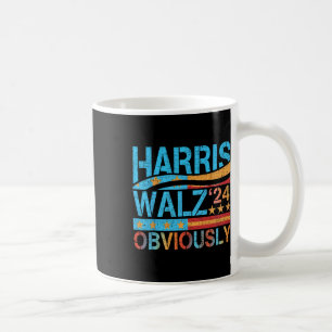 Harris W Obviously! Harris Waltz 2024 Election 1  Coffee Mug