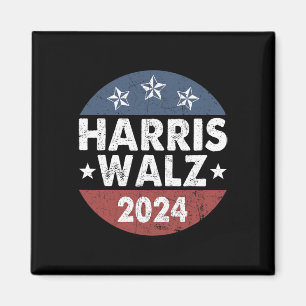 Harris W Waltz 2024 Retro Vintage Magnet