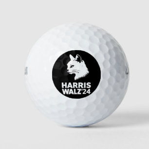 Harris Waltz 2024 Election Funny Cat Kamala Tim Golf Balls