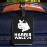 Harris Waltz 2024 Election Funny Cat Kamala Tim  Luggage Tag<br><div class="desc">Harris Waltz 2024 Election Funny Cat Kamala Tim Walz</div>