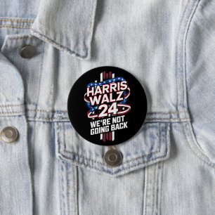 Harris Waltz 2024 Election Kamala Harris Tim Waltz 7.5 Cm Round Badge