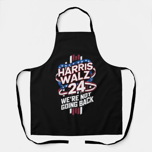 Harris Waltz 2024 Election Kamala Harris Tim Waltz Apron (Front)