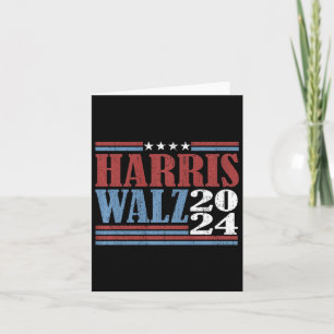 Harris Waltz 2024 Election Kamala Harris Tim Waltz Card