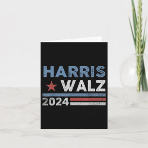 Harris Waltz 2024 Election Kamala Harris Tim Waltz Card