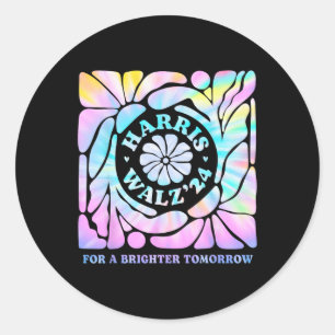 Harris Waltz 2024 Election Kamala Harris Tim Waltz Classic Round Sticker