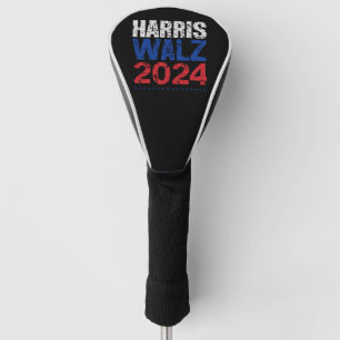 Harris Waltz 2024 Election Kamala Harris Tim Waltz Golf Head Cover
