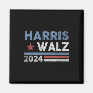 Harris Waltz 2024 Election Kamala Harris Tim Waltz Magnet