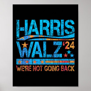 Harris Waltz 2024 Election Kamala Harris Tim Waltz Poster