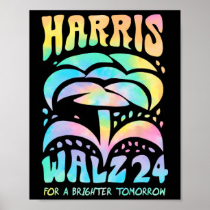 Harris Waltz 2024 Election Kamala Harris Tim Waltz Poster