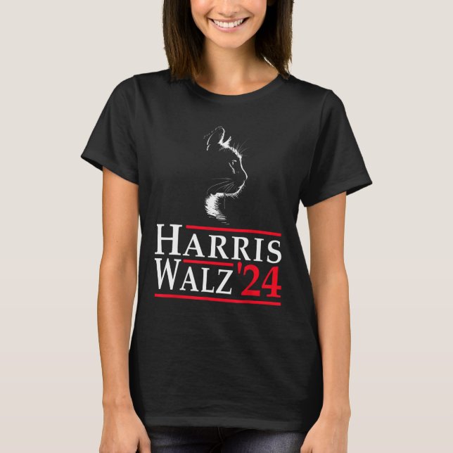 Harris Waltz 2024 Election Kamala Harris Tim Waltz T-Shirt (Front)