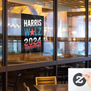 Harris Waltz 2024 Election Kamala Harris Tim Waltz Window Cling