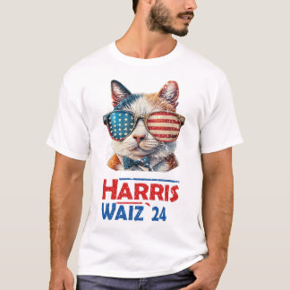 Harris Waltz 2024 Election Shirt Cat Ladies Kamala