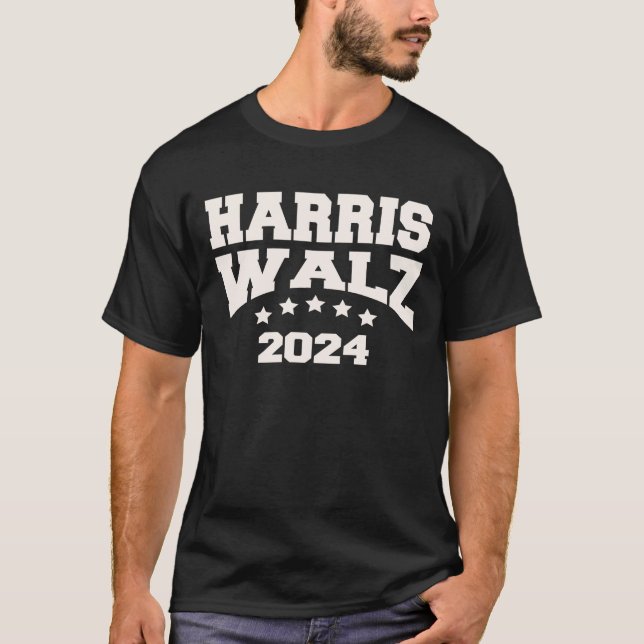 Harris Waltz 2024 , Kamala Harris Tim Waltz 2024 T-Shirt (Front)